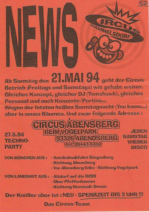 Circus News Mai 1994 - posted by Joerg Petri on FaceBook